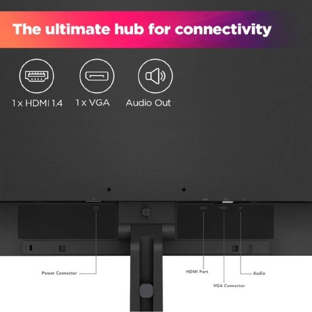 Lenovo LED Monitor 27" FHD IPS with HDMI | VGA L27e-30 (Open Box) view 4
